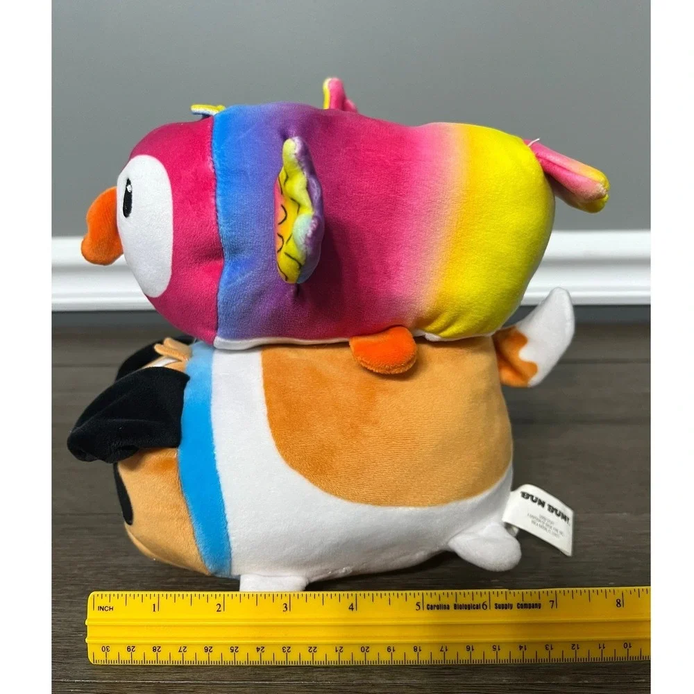 Bun Bun Stuffed Animal Plush Dog &‎ Owl Stackable Kids Toy Bundle